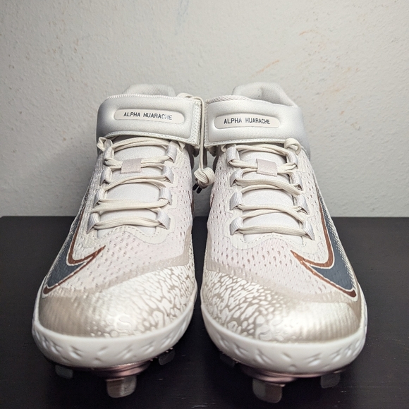 Mens Sizes Nike Alpha Huarache Elite 4 Mid Jackie Robinson Day Baseball Cleats - Picture 4 of 10